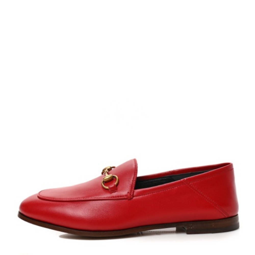 Gucci Princeton Horsebit Loafer in Red